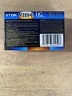 One  1  Tdk Vhs-c Hg Ultimate 30 Camcorder Cassette Blank Video Tape New Sealed