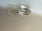 Vintage Clear Glass Faceted Bottle Stopper - Bar Ware Or Perfume