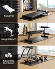 Walking Pad Mat For Carpet Floor  68 x24   68 l X 24 w X 0 2 th  Black 