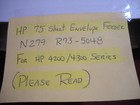 Hp N279 R73-5048  75 Sheet Envelope Feeder Attachment P4200   P4300 Models