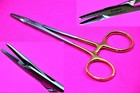 German Tc Derf Needle Holder 13 Cm Serrated Gold Surgical Suture Dental Surgery