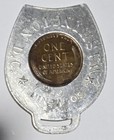 Good Luck Token With A 1938 Wheat Back Cent