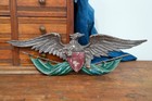 Vintage American Eagle Wall Hanging Plaque Model Patriotic Shield Sexton Metal