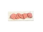 Rubber Stampede Wood Mounted Rubber Stamp     christmas Border   z-372-f