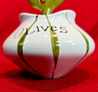 Vtg 1958 Holt Howard Pixie Ware Olives Jar Ceramic Japan Martini Repaired 