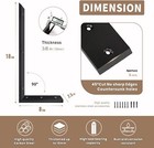 Countertop Support Bracket 4 Pack Heavy Duty Countertop Hidden Bracket 18  X 8 