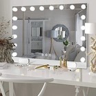  Vanity Mirror With Lights  Lighted Makeup Mirror  Hollywood Mirror With 18 