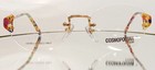 Vintage Cosmopolitan Cosmo429 Eyeglasses Multi Tortoise Marine Rimless New 52-18