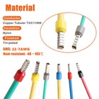 2800 1200pcs Wire Ferrules Terminals Kit Wire Insulated Cord Pin Ends Terminals