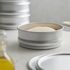  set Of 2  48 Oz Ounce Stackable Aluminum Dough Proofing Pan -  Plus 