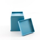 Dental Medical Gauze Sponge Dispenser Holder 2   x 2    Spring Loaded Blue Autoclave