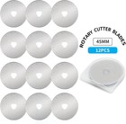 12 Pcs 45mm Rotary Cutter Blades replacement Rotary Blade For Arts Crafts Quilti