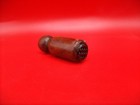 Vintage Glass   Wood Waffle Design Sealing Wax Seal Stamp