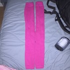 Pastrelli Pink Cotton Knit Footless Over Calf Leg Warmers One Size 1 Pair