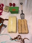 American Girl Doll   Our Generation Horse Accessories Saddle  Hay  Brush   Other