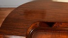 1930s English Mahogany Inlaid   Leather Top Carlton Writing Desk