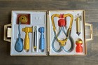 Vintage Fisher-price Medical Kit  936 Doctor Toy Set Complete With Case Usa 1977
