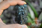 Mayan Burial Mask Jaguar Warrior Maya Face Jadeite Jade Necklace Pendant