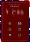 Coin Sets Of All Nations Korea Unc 50 100 Won 1987 1 5 10 500 Won 1983
