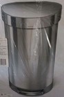 Simplehuman Semi Round Hands Free Step Trash Can 45l Brushed Stainless
