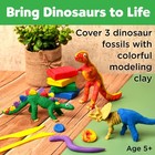 Creativity For Kids Create With Clay Dinosaur Craft Kit Ages 5 