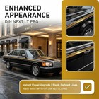  32 Ft Car Body Side Stripes Auto Pinstripe Tape Decal Waistline Sticker For 
