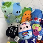 Cats Vs Pickles Dogs Vs Squirrels Lot Of 15x Plush Mini Figures Stuffed Animals