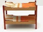 Vintage 1970s Lundby Dollhouse 1 16 Children s Room Bunk Beds Table Stools Easel