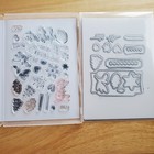 Stampin  Up  Iconic Imagery Stamp Set And Die Bundle- Holiday  Snow  Birthday