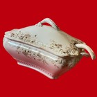 Antique John Maddock   Sons Royal Vitreous Covered Soup Tureen With Ladle 1800s