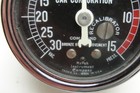 Nos Vintage Marsh Brass   Steel Adjustable Turbo Charger Vacuum   Pressure Gauge