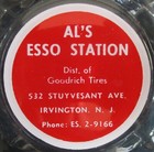Vintage Advertising Ashtray Exxon Esso Goodrich Tires Irvington New Jersey