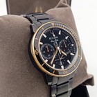 Men s Bulova Marine Star 98b302 Black Dial Stainless Chronograph Quartz Watch
