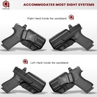 Amberide Slim Iwb Glock 43  43x  43x Mos Holster Kydex Boltaron Inside Waistband