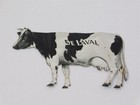 Antique De Laval Cream Separator Tin Holstein Cow   Calf Advertising Set
