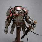 New Fits 6  Action Figures 1 12 Medieval Leather Armor   Pauldrons  no Figure  
