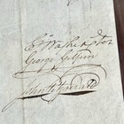 George Washington   Psa   Autograph Potomac Co Financial Document Signed   1787
