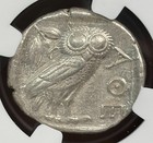 Attica Athens 440 Athenian Owl Ngc Choice Xf Ancient Silver Tetradrachm Coin 599