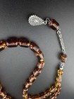 Amber Dust 33 Beads Islamic Rosary Tasbih Misbaha Sibha                                          