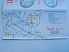 Heidi Motel Brochure   Disneyland South Entrance 815 W Katella Anaheim Ca 1950 s