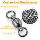 Dr fish Fishing Swivels Ball Bearing Snaps 35lb-500lb Saltwater 20 30 60pcs 
