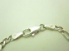 Sterling Silver Child s Id Figaro Link Chain Bracelet 5 75 