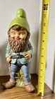 Hand Painted Ceramic Gnome Figurines Set Of 3  12  Vintage 1970 s Elves