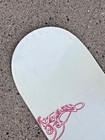 Never Summer Snowboard 151cm White Blue Floral Graphic All Mountain Freestyle