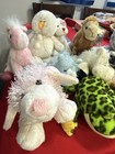 Lot Of 12 Original Webkinz Kinz Plush Random Toy Without Online Codes 