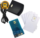 Lte Wcdma Iccid Sim Usim 4g Secure Card Reader Writer Programmer With 5pcs Blank