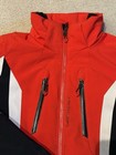 Obermeyer Ski Jacket Boys M 10-12 Red Black Snowboard Winter Bright Red Warm
