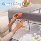Babyeap Baby Playpen Large Play Yard Fence For Toddlers  50 x50  Gray