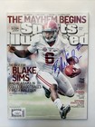 Blake Sims Autographed Signed Sports Illustrated Alabama Crimson Football Coa
