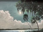 Vintage Florida Highwayman George Buckner On Canvas Board